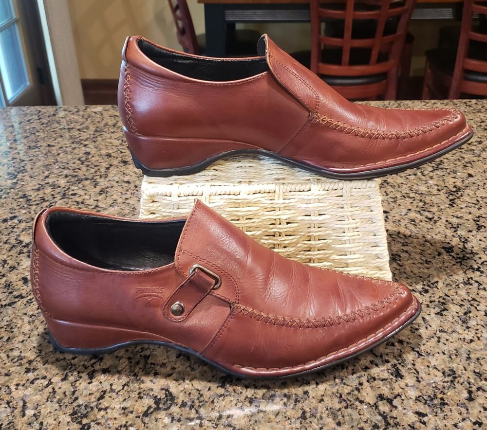 Vintage 90s Pikolinos Puerto Rico Leather Loafers EU 38 US 7.5 Boho Granola Girl